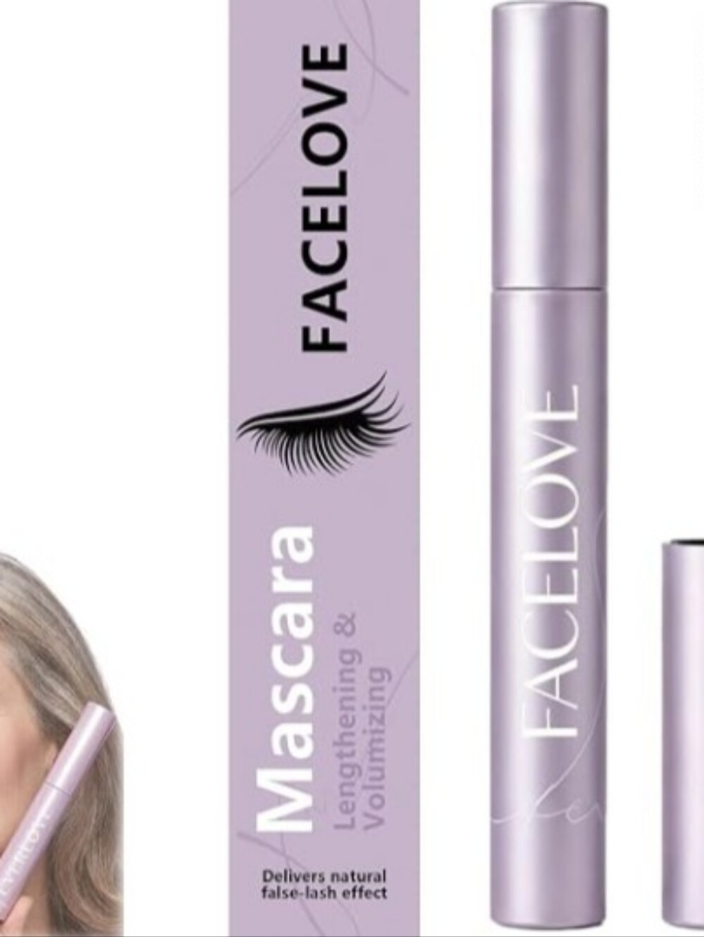 Facelove Lash Growth Serum and black mascara BNIB $40